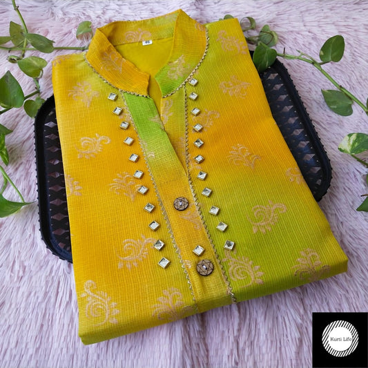 05 Mango Yellow Kurti